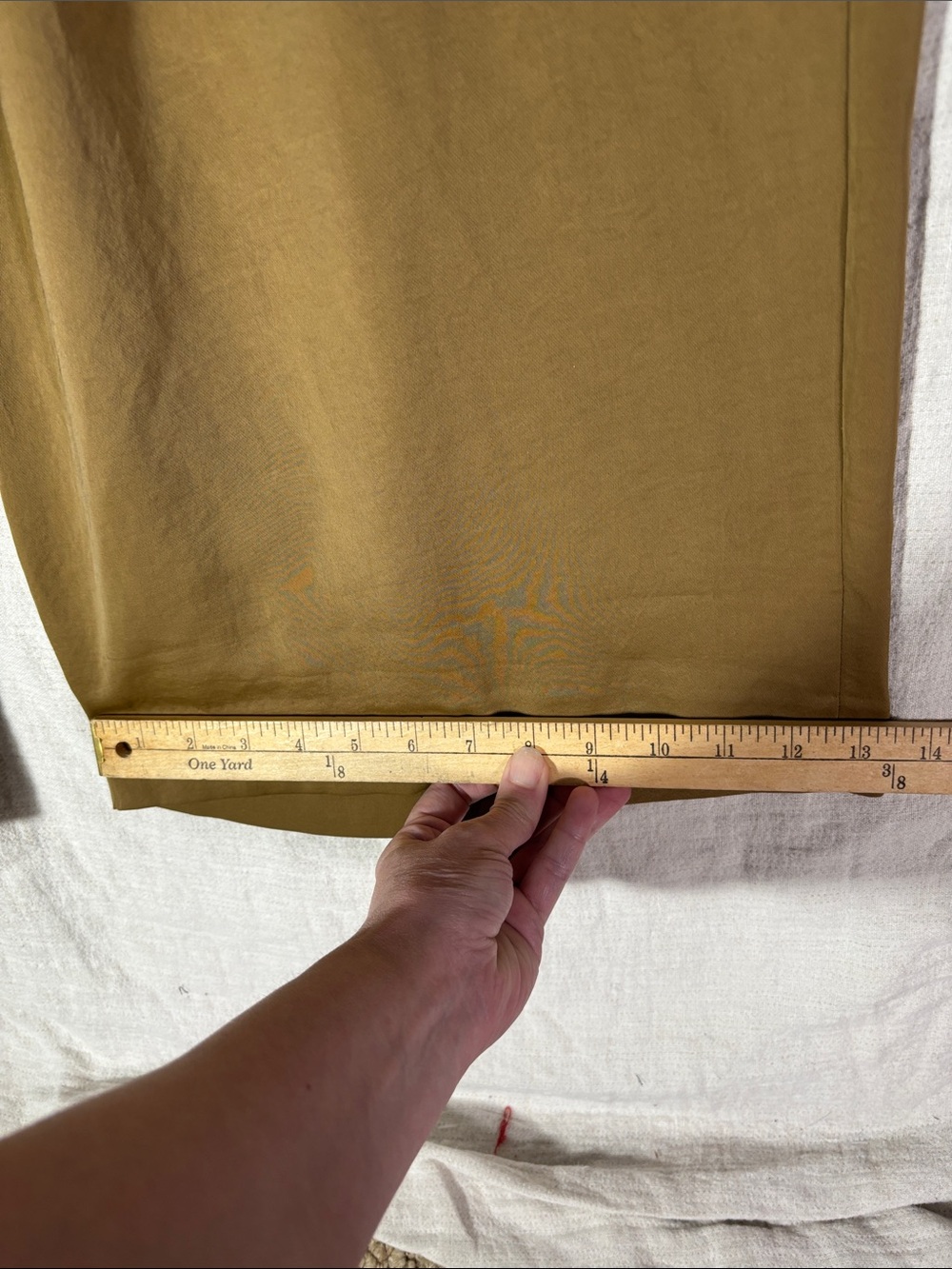NWT Banana Republic Pleated Wide Leg Trousers Camel Tan 18 Petite Classic Career - Picture 8 of 9